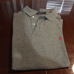 Short sleeve gray Polo